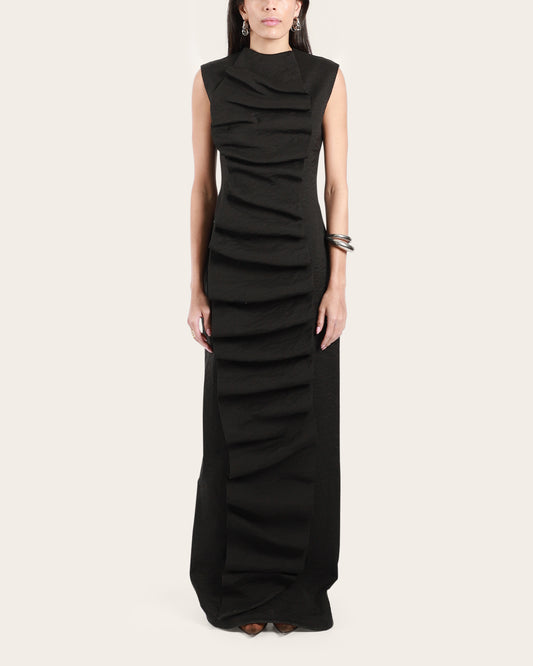 Bib Front Maxi Dress