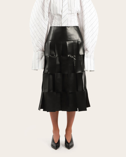 Midi Multi Rectangle Skirt
