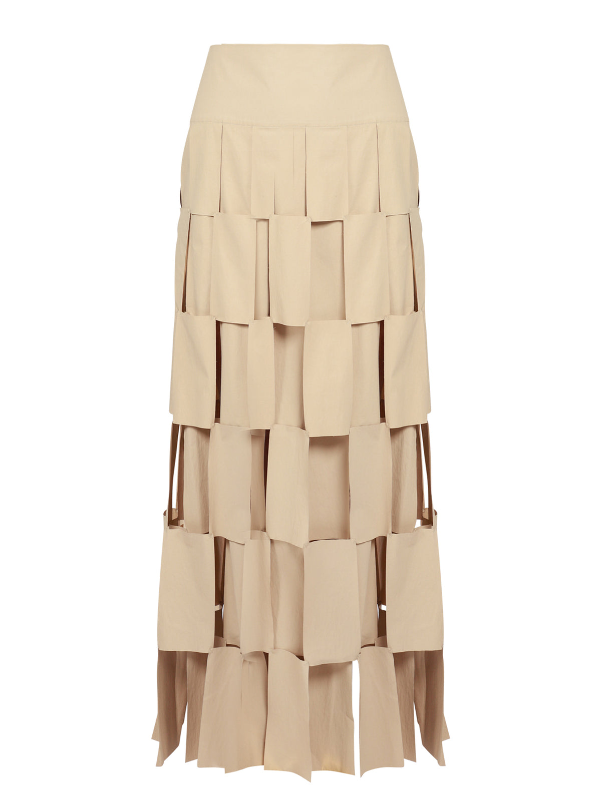 Shop A.W.A.K.E. Mode Rectangle Maxi Double-Layered Skirt Online