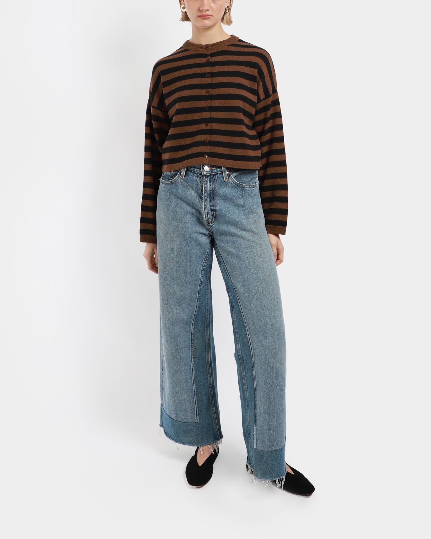 Reworked Culotte Jeans