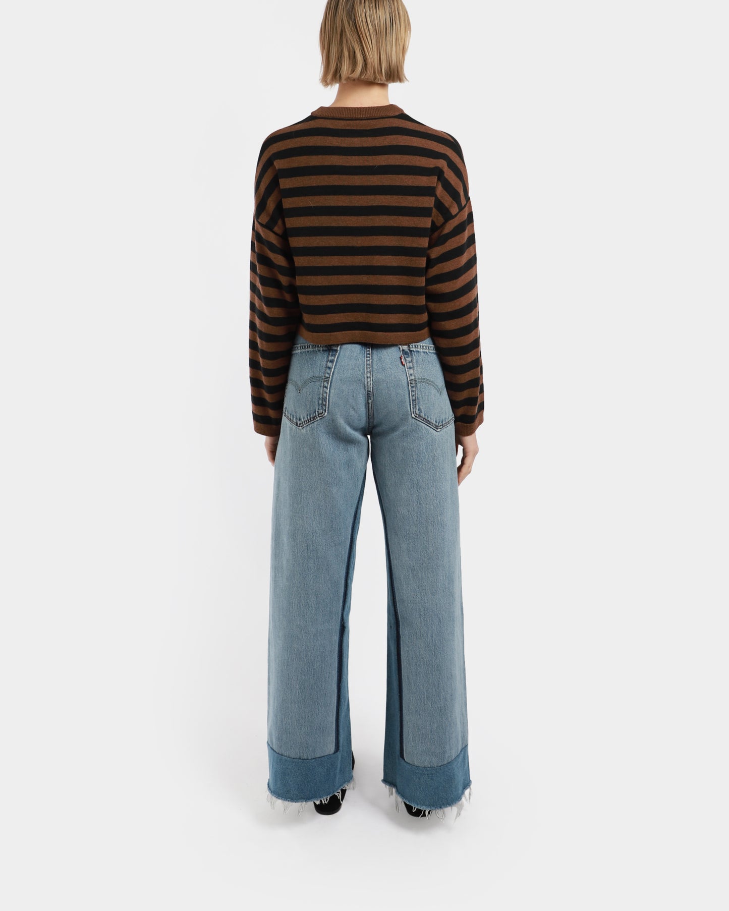 Reworked Culotte Jeans