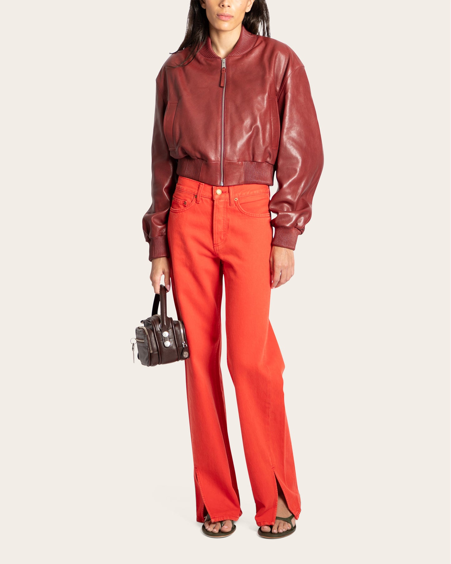Charlot Split Hem Jeans