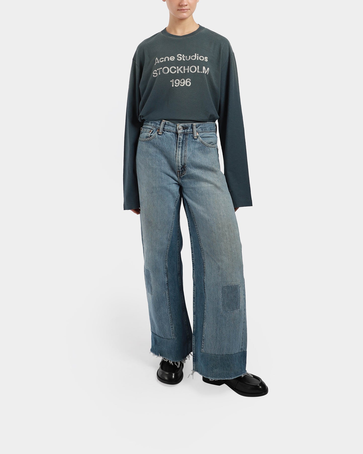 Reworked Culotte Jeans