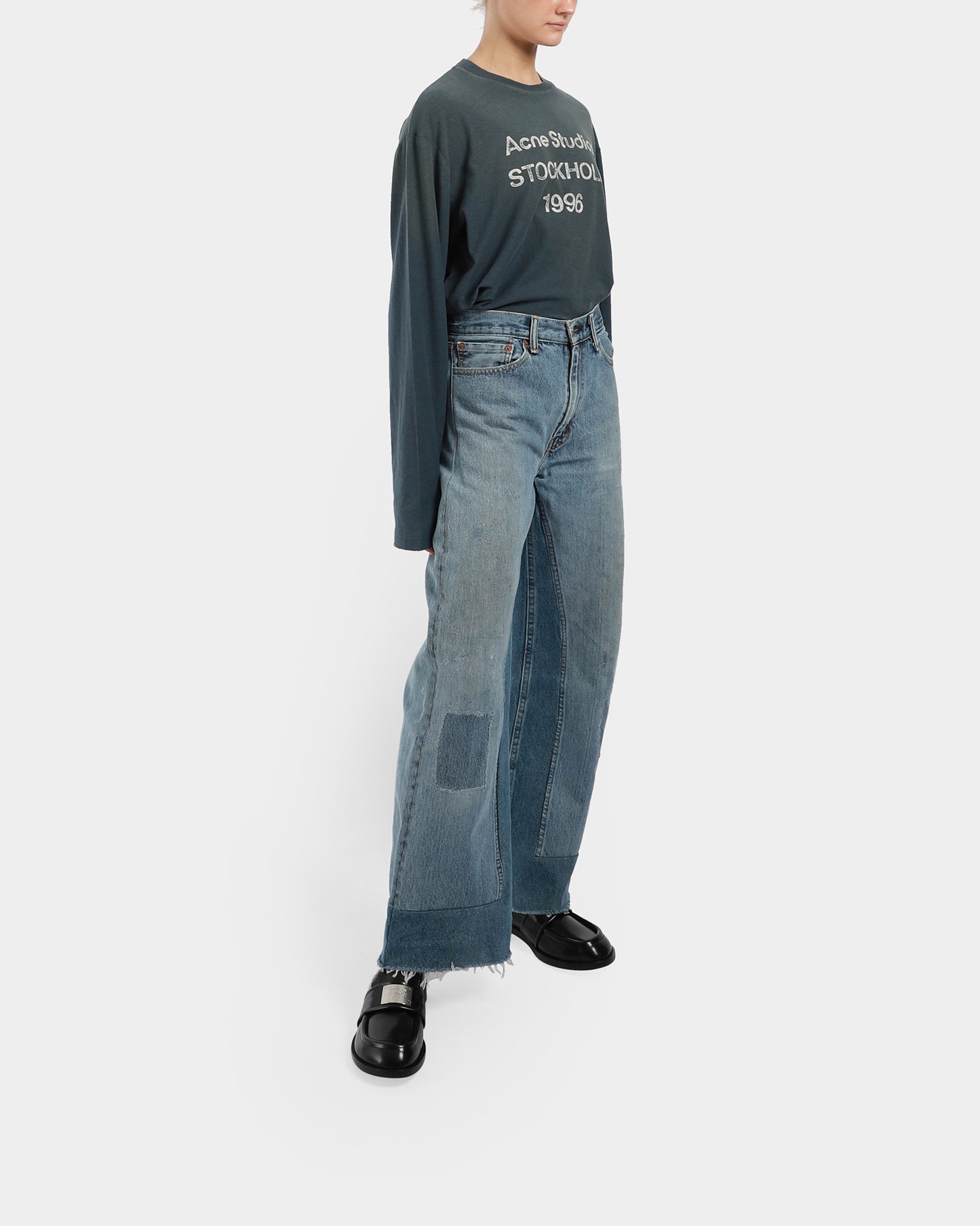 Reworked Culotte Jeans