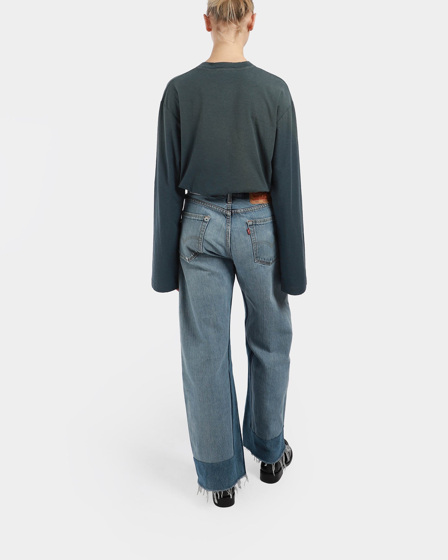 Reworked Culotte Jeans
