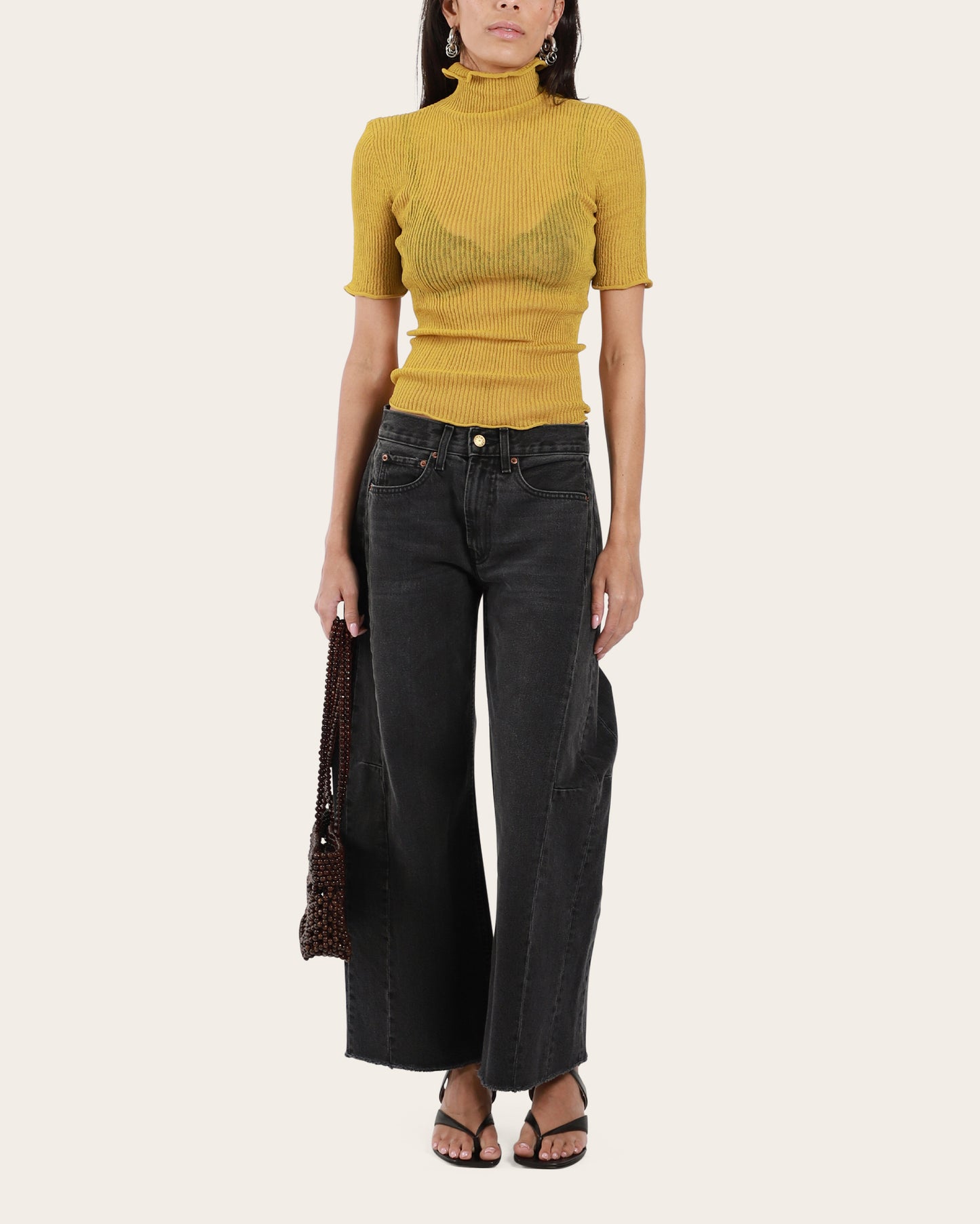 Sheer Turtleneck