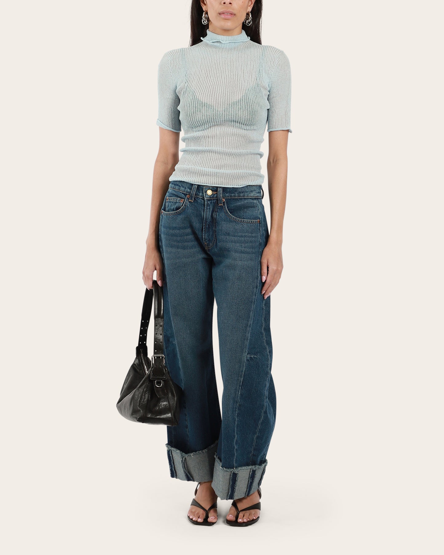 Sheer Turtleneck