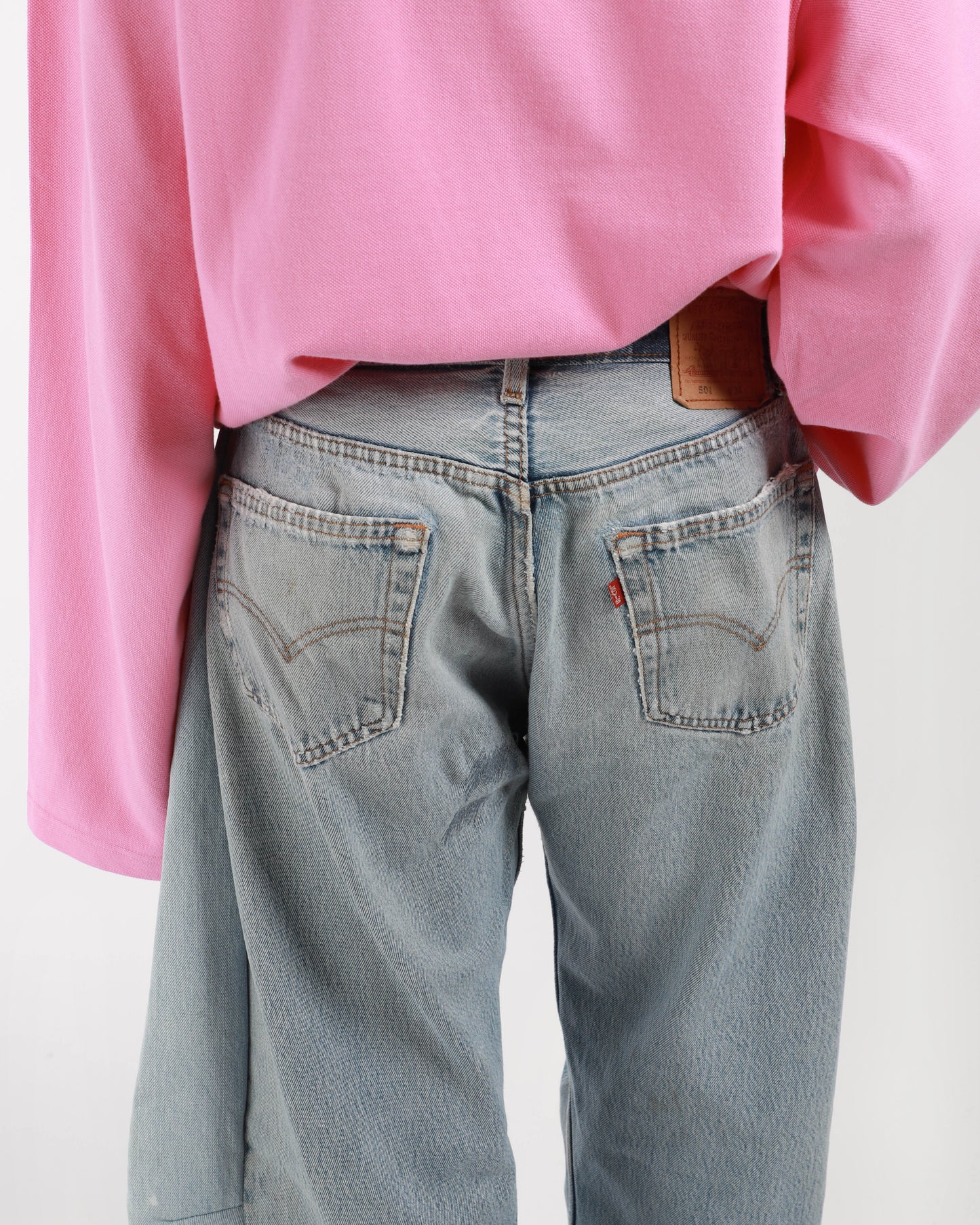 Vintage Lasso Jeans With Lace