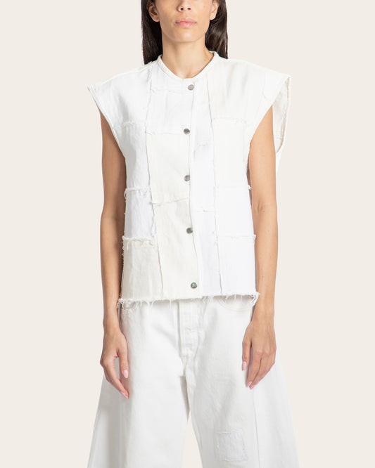Vintage Madras Vest