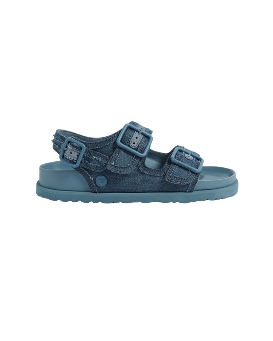 Milano Stone Washed Denim Sandals