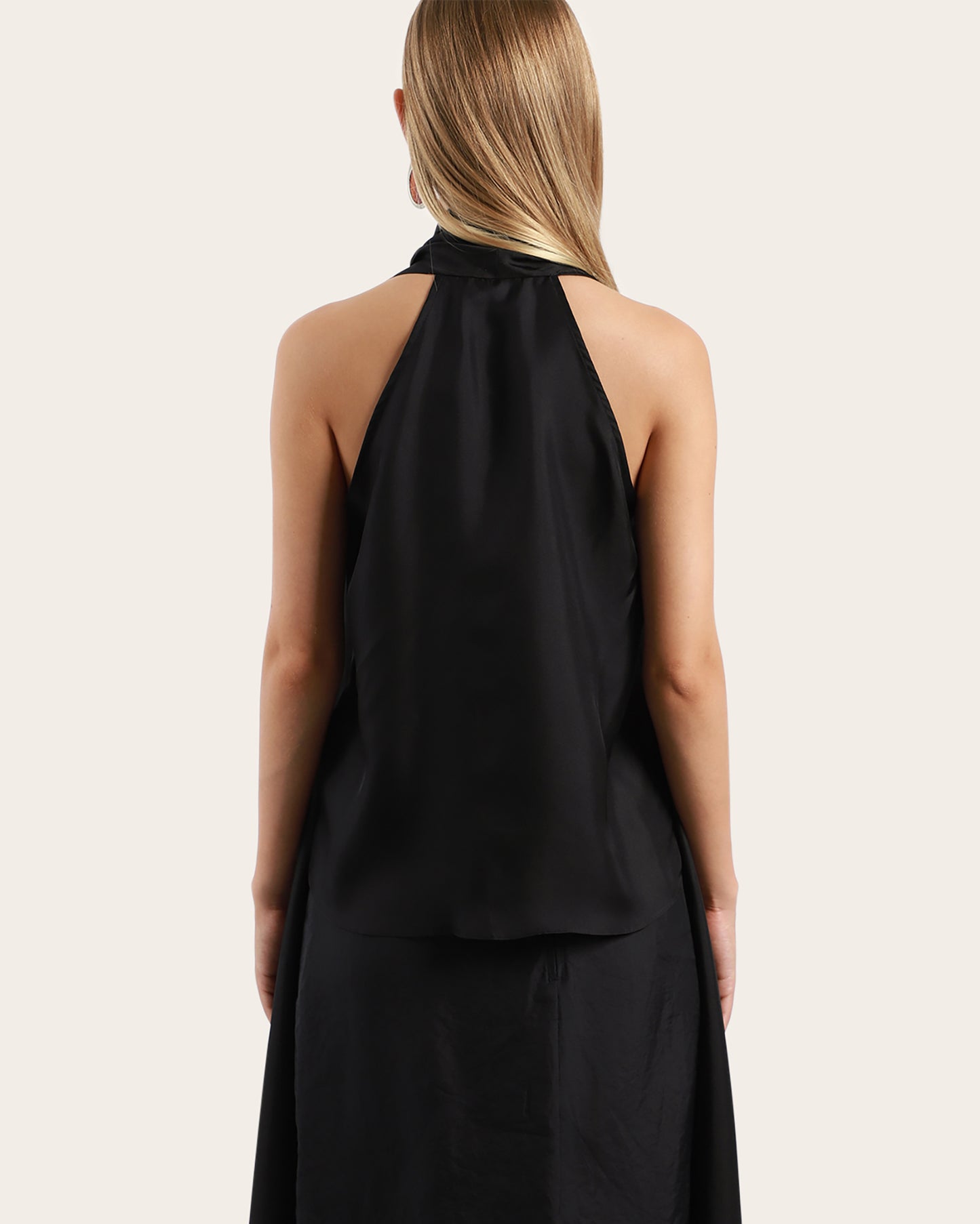 Draped Sleeveless Top