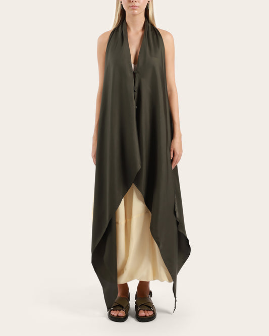Draped Sleeveless Top