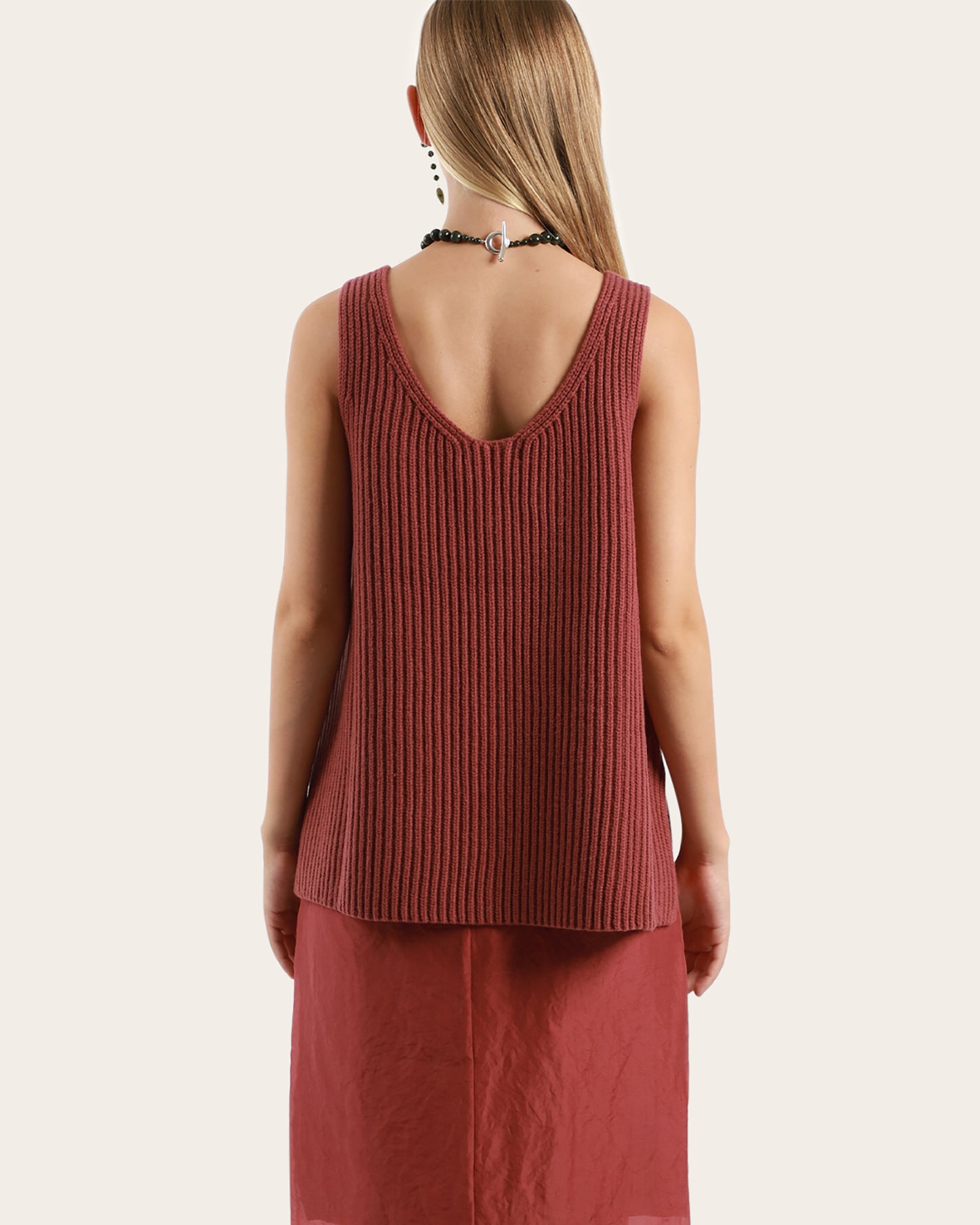Oversized Rib Wool Tank
