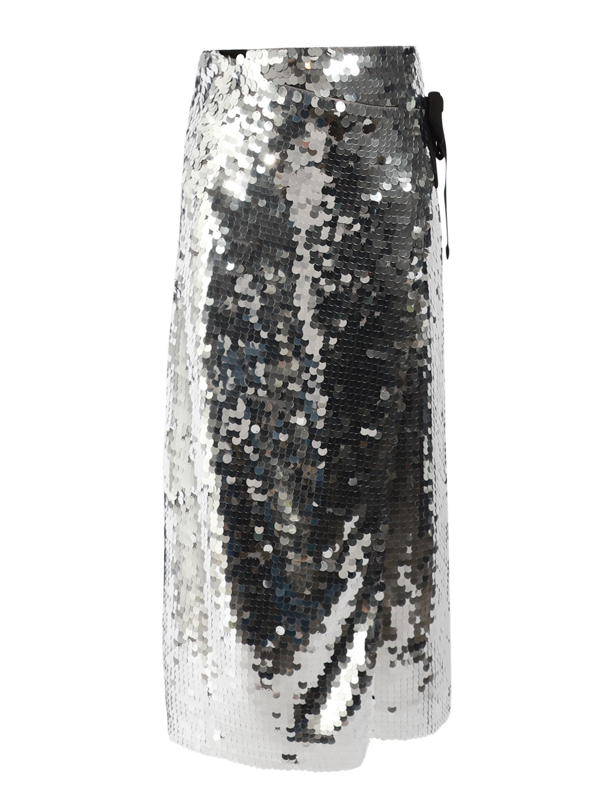 Silver sequin hotsell wrap skirt