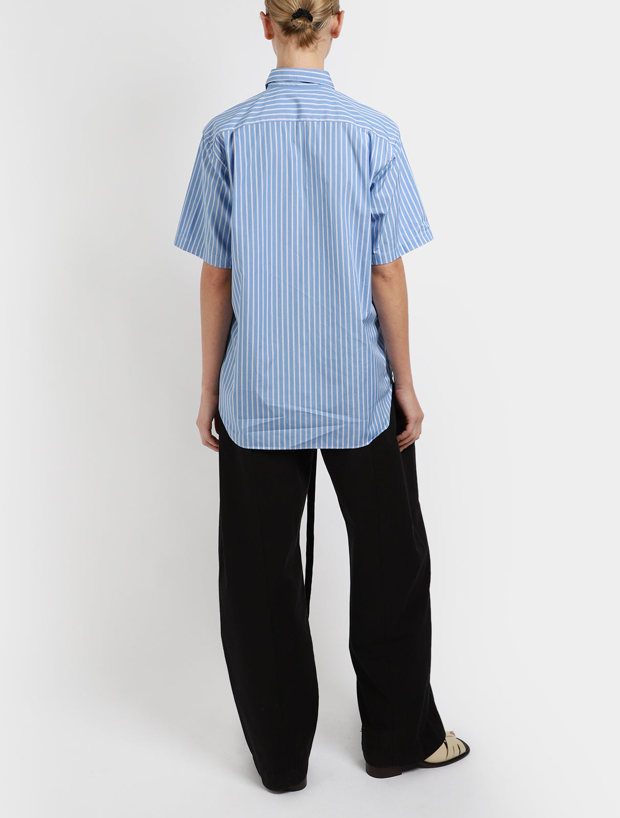 Unisex Short Sleeve Varied Stripe Shirt