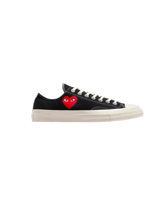 PLAY X Converse Chuck 70 Small Heart Low Top Sneakers