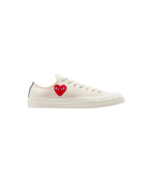 PLAY X Converse Chuck 70 Small Heart Low Top Sneakers