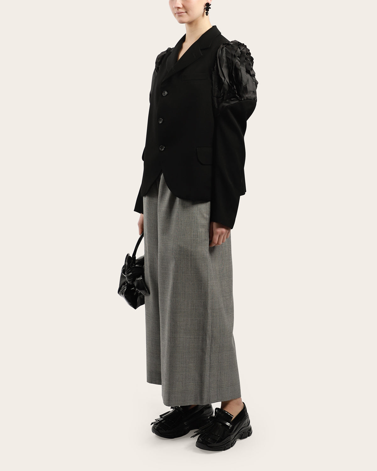 Shoulder Ruffle Jacket
