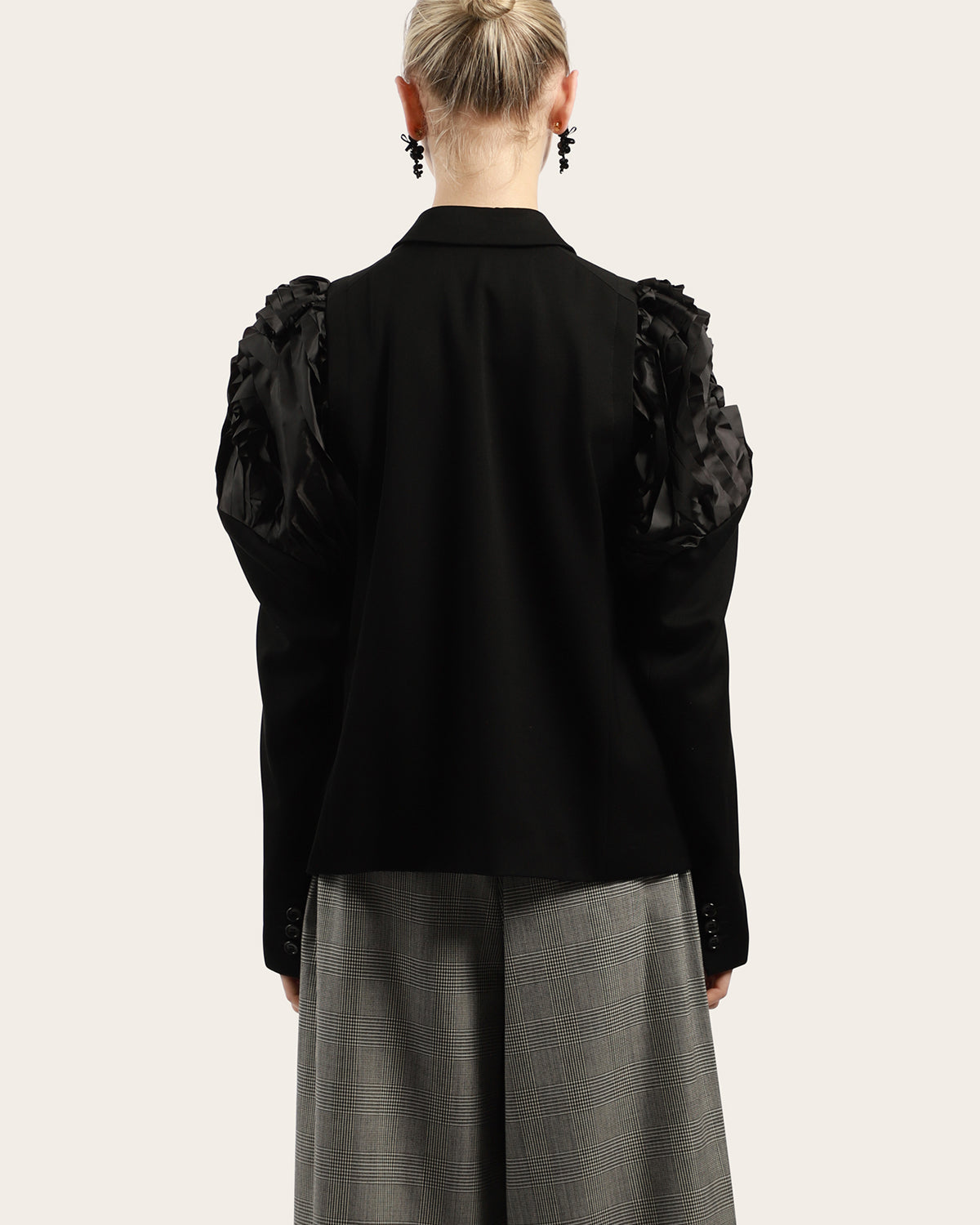 Shoulder Ruffle Jacket