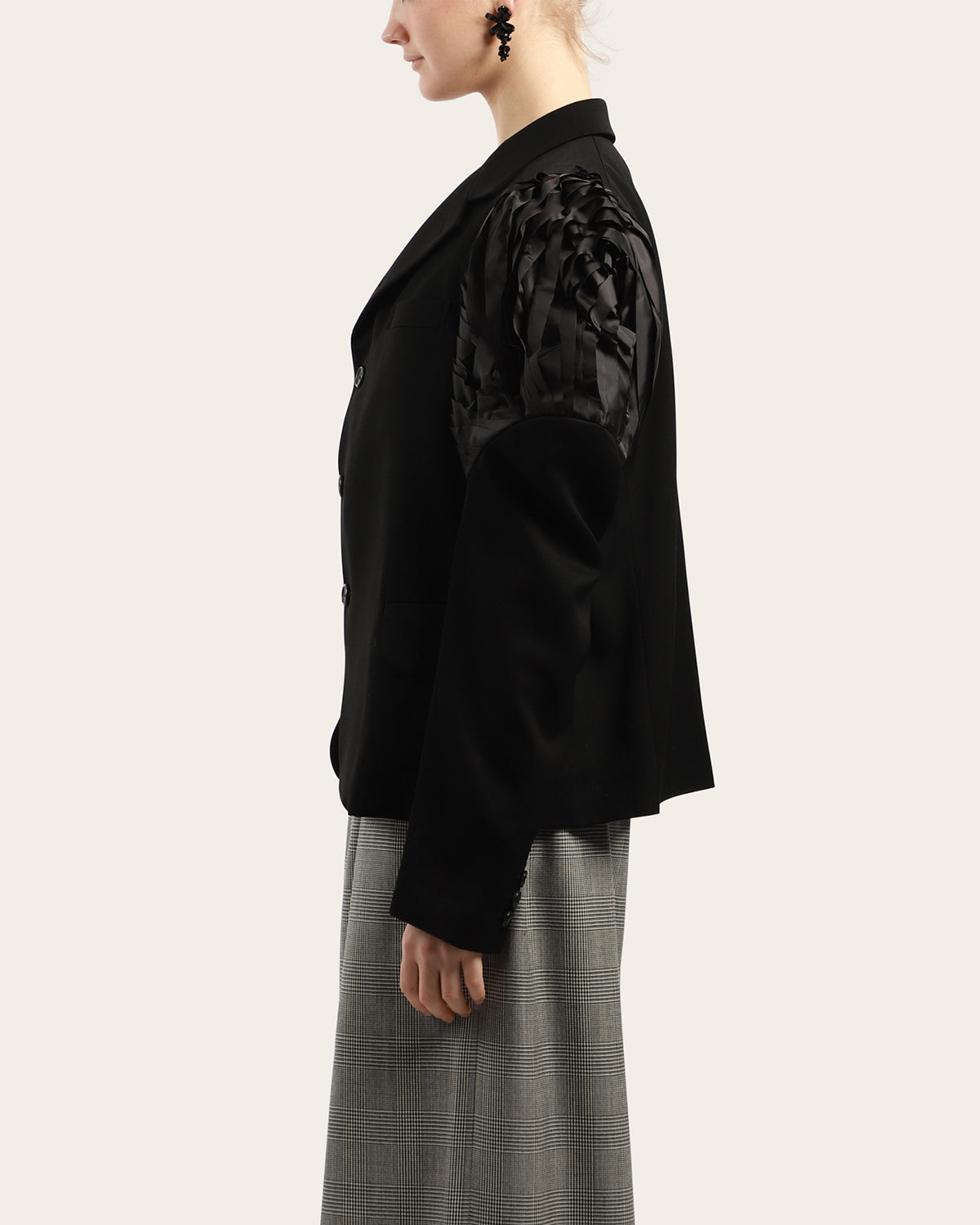 Shoulder Ruffle Jacket