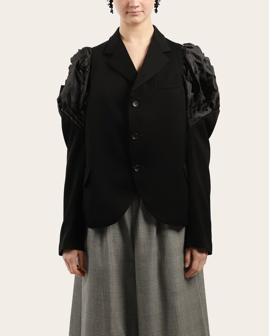 Shoulder Ruffle Jacket