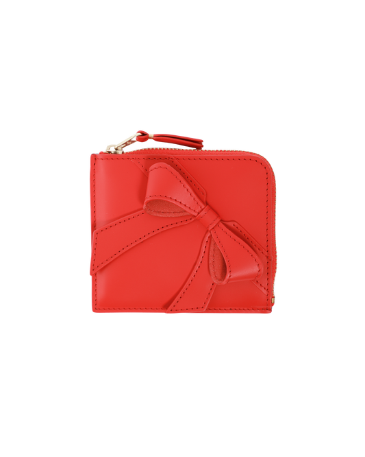 Bow Side Zip Wallet