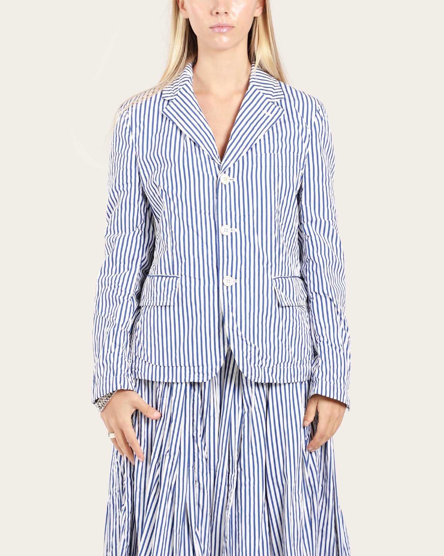 Stripe Cotton Jacket