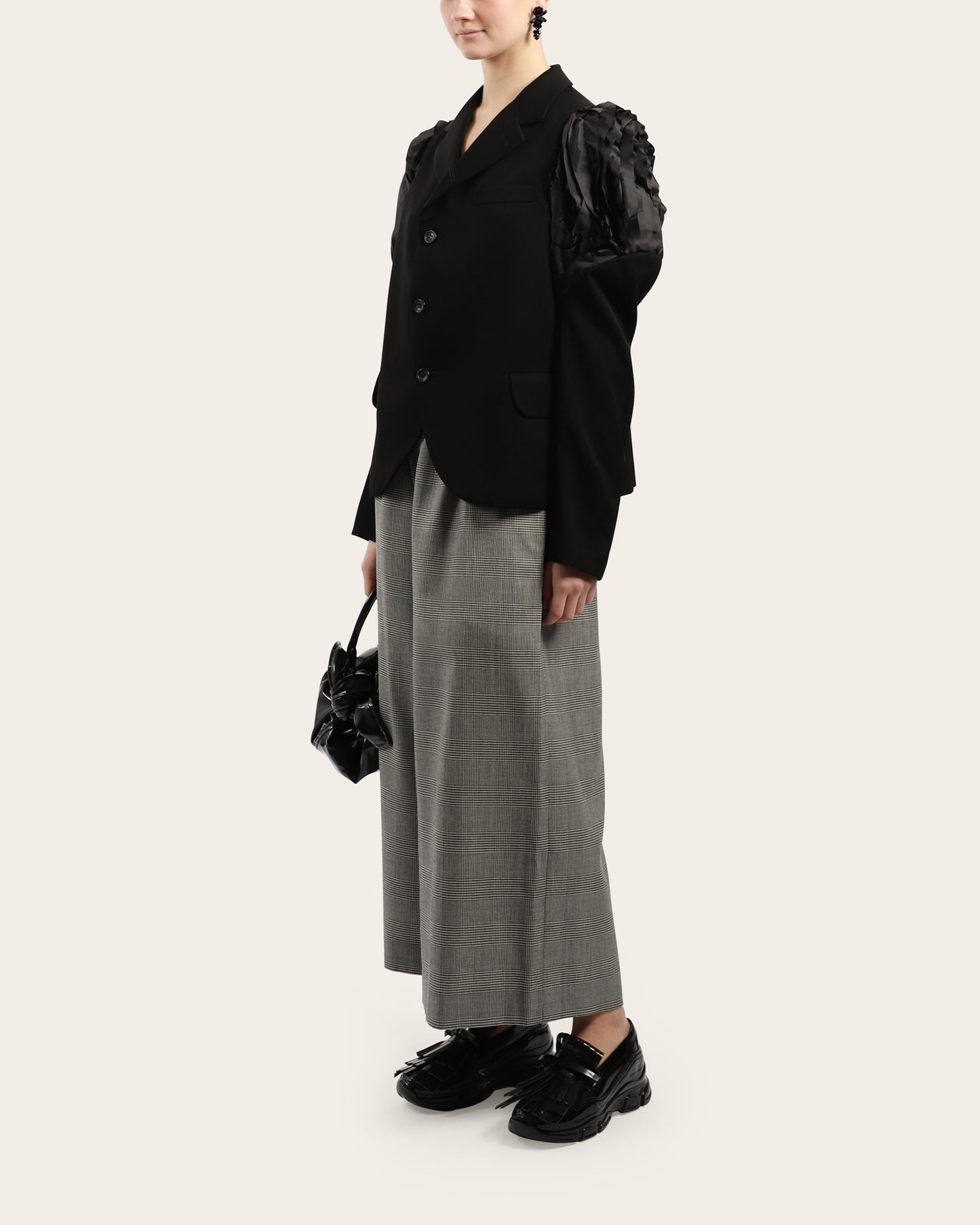 Shoulder Ruffle Jacket