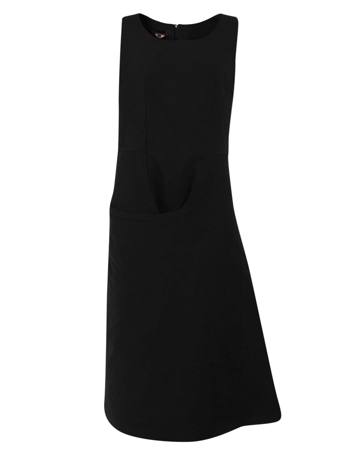 Sleeveless Pouch Front Dress