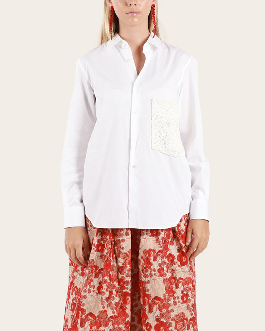 Crochet Pocket Shirt