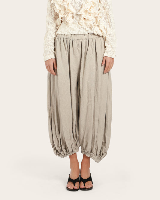 Cropped Balloon Trousers