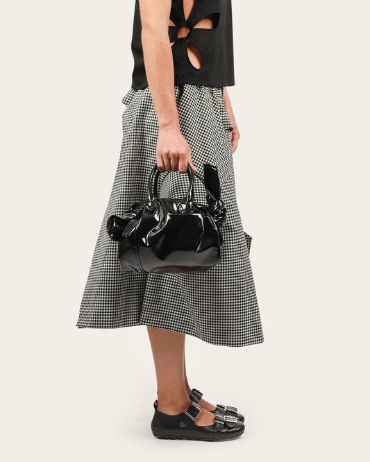 Black Tie Detail Bag