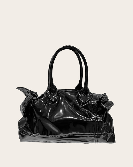 Black Tie Detail Bag