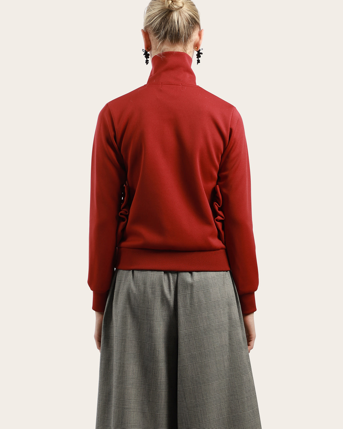 Ruffle Pocket Sweatshirt