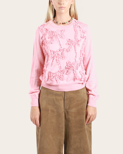 Ruffle Bow Sweater