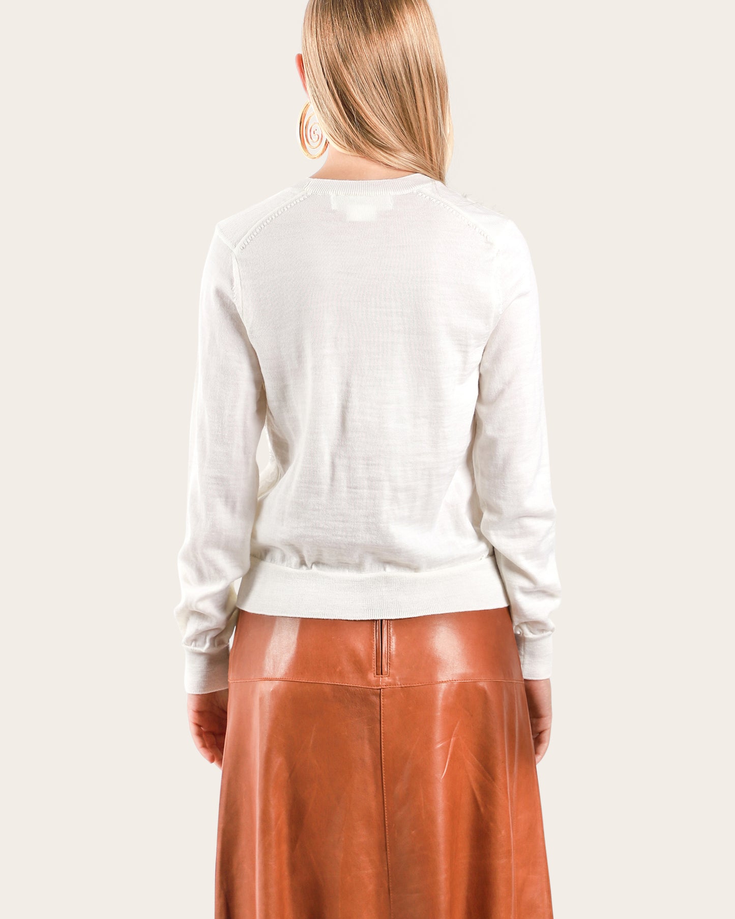 Ruffle Bow Sweater