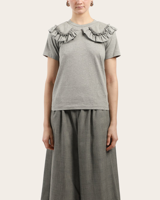 Ruffle Collar Tee