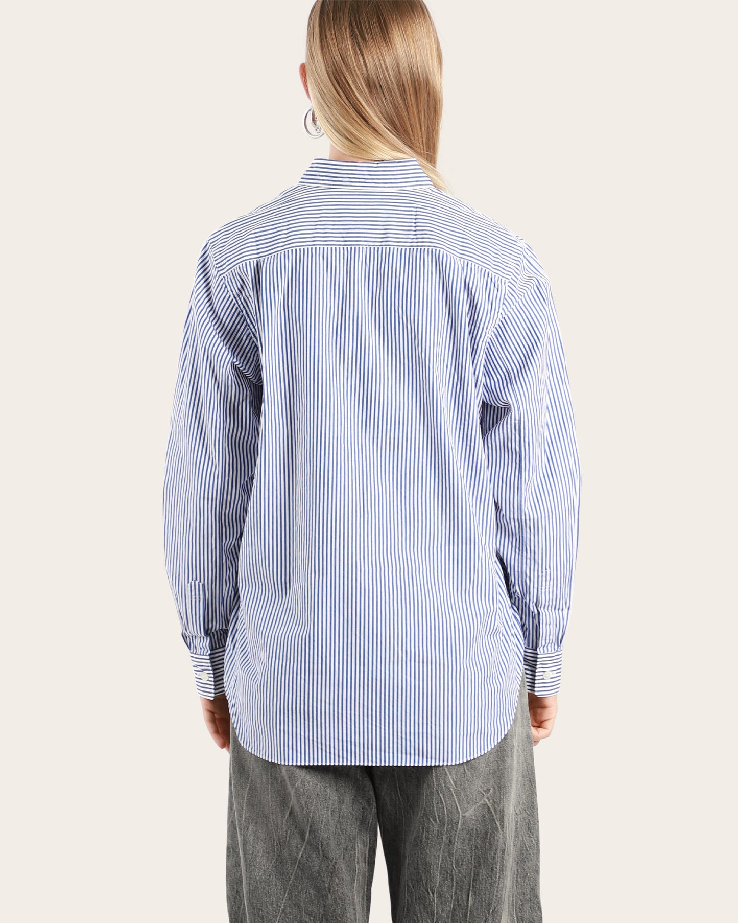 Classic Stripe Shirt Black Heart
