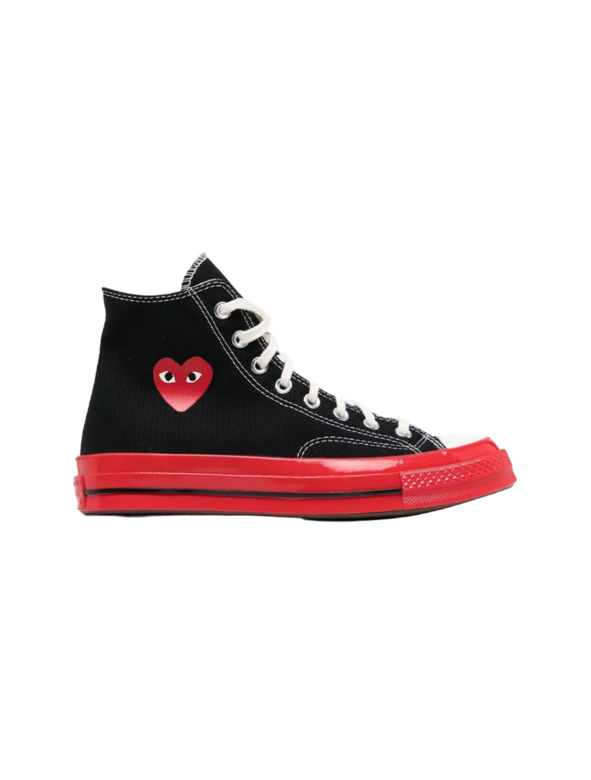 PLAY X Converse Hi Top Red Sole
