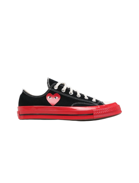 PLAY X Converse Low Top Red Sole