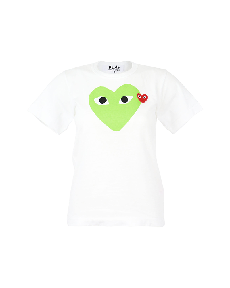 comme-des-garcons-play-lime-print-heart-t-shirt