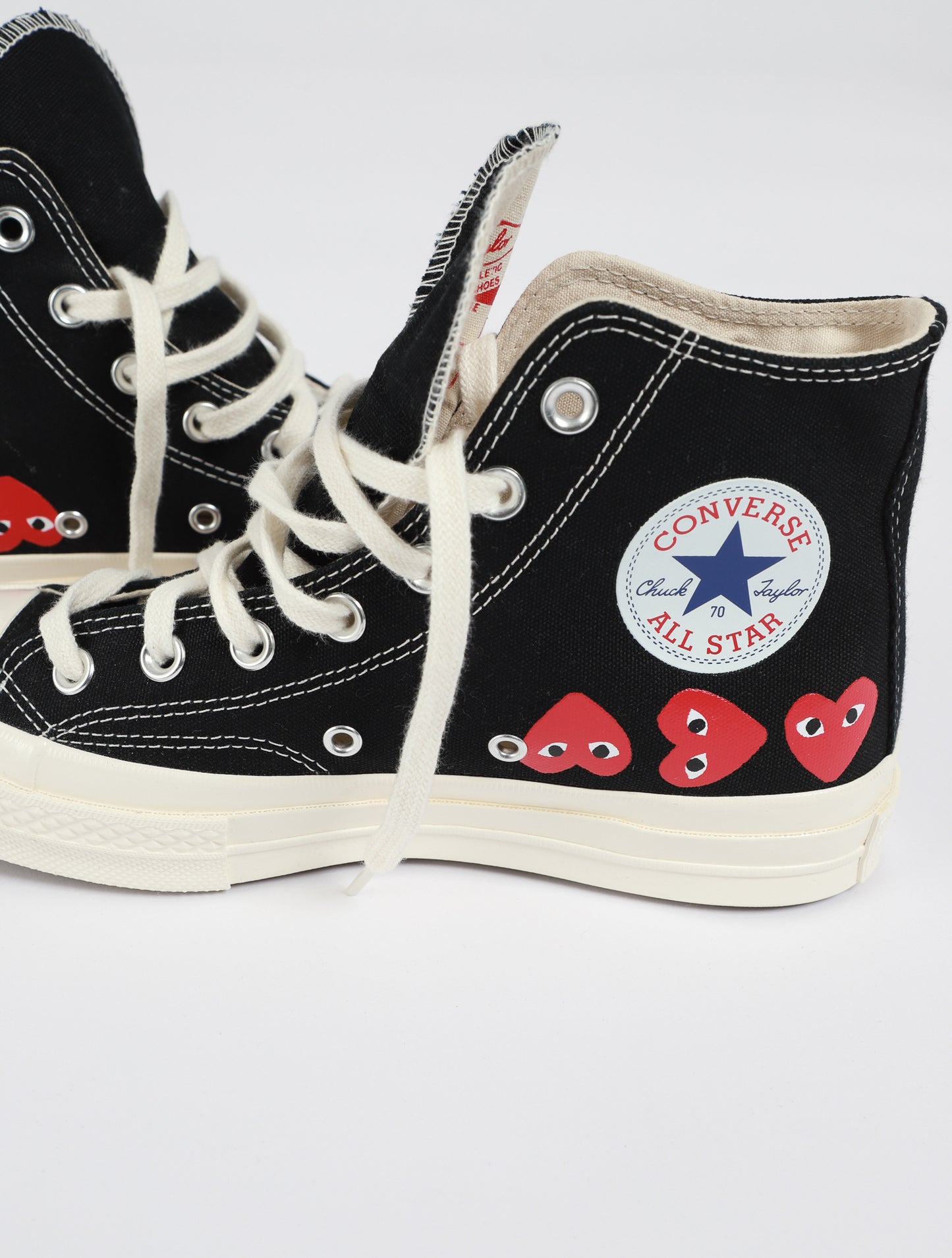 PLAY X Converse Hi Top Multi Heart