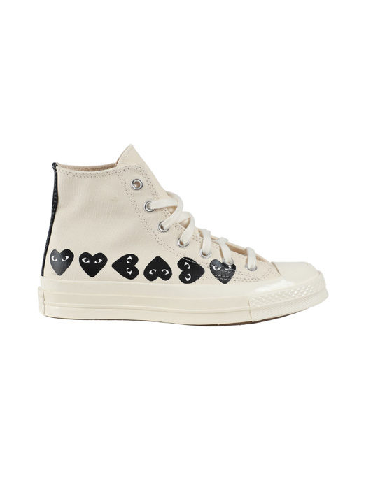 PLAY X Converse Hi Top Multi Heart