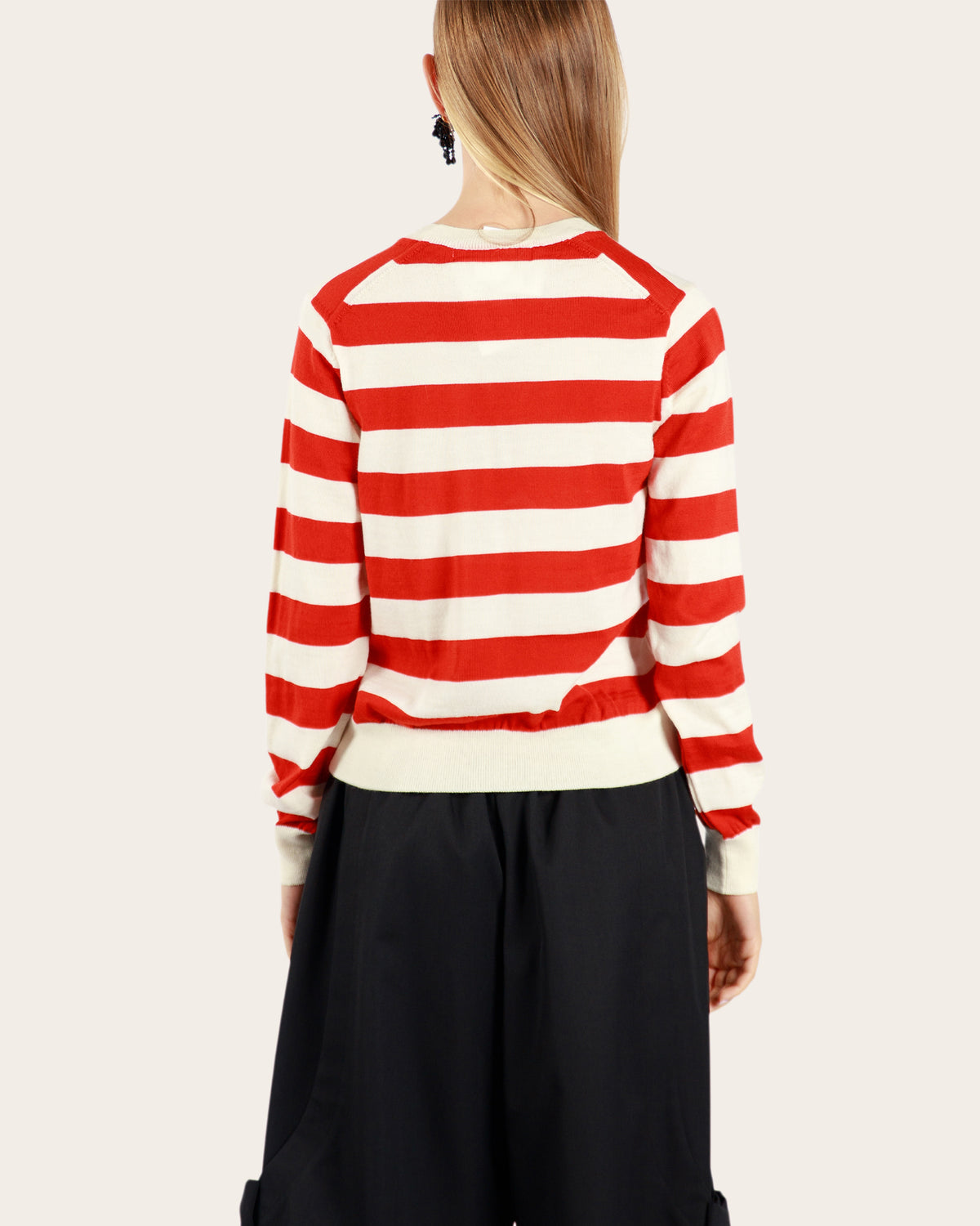 Stripe Crew Neck Top
