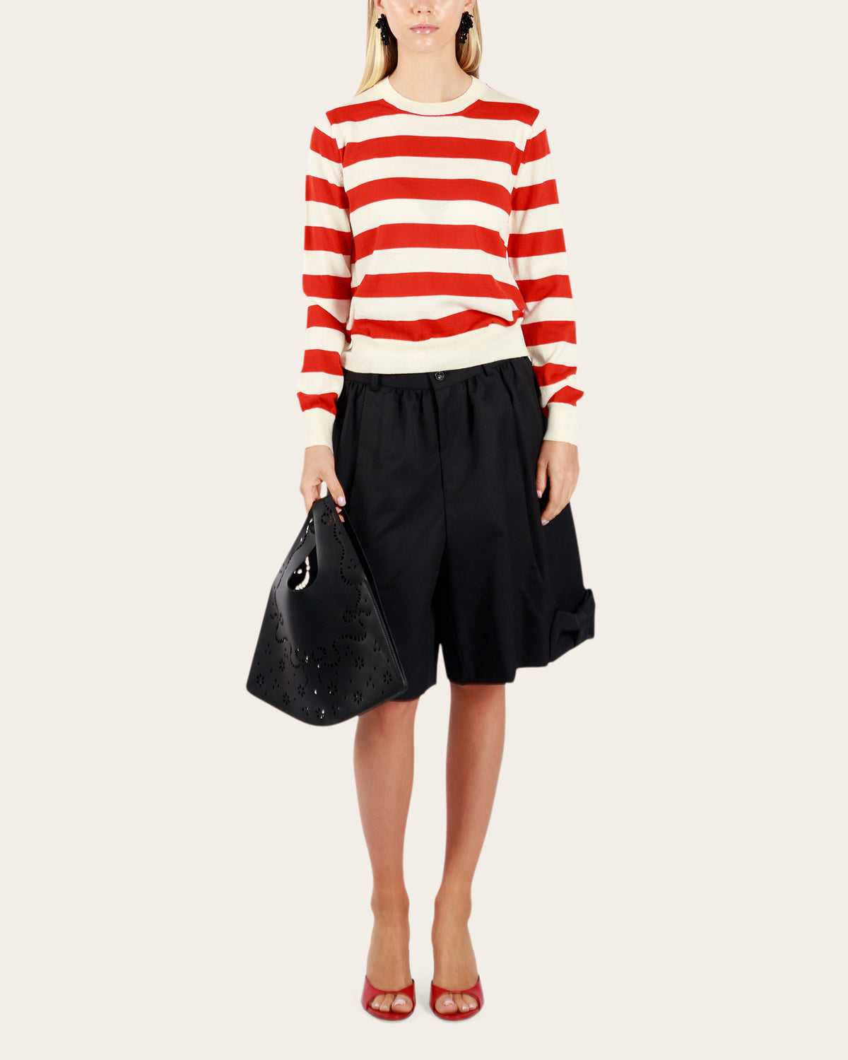 Stripe Crew Neck Top
