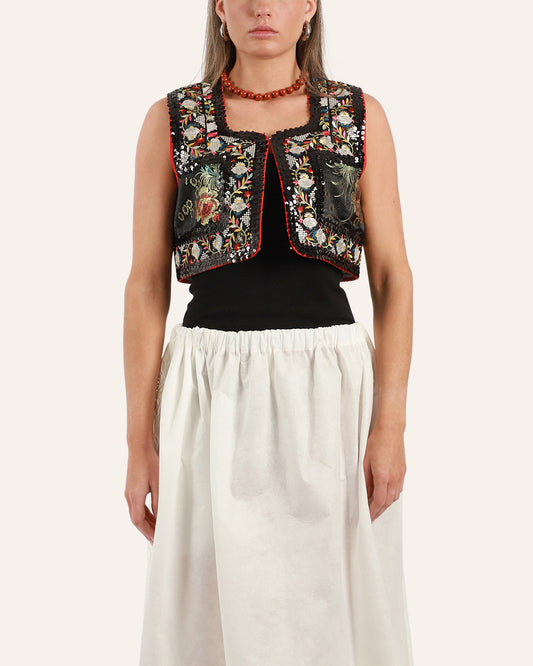 Embellished Vest