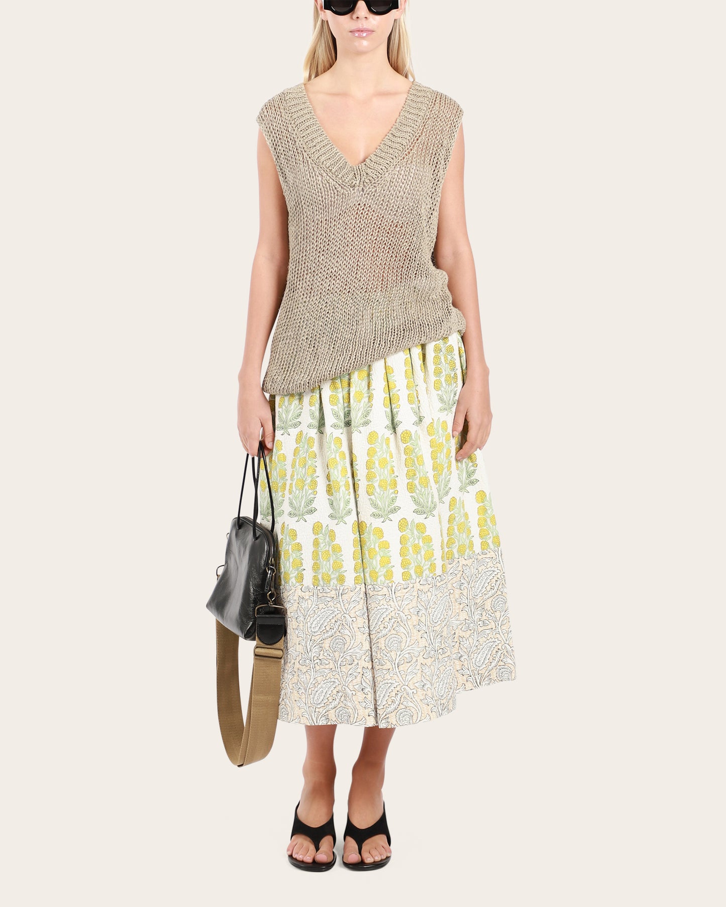 Floral Quilt Skirt