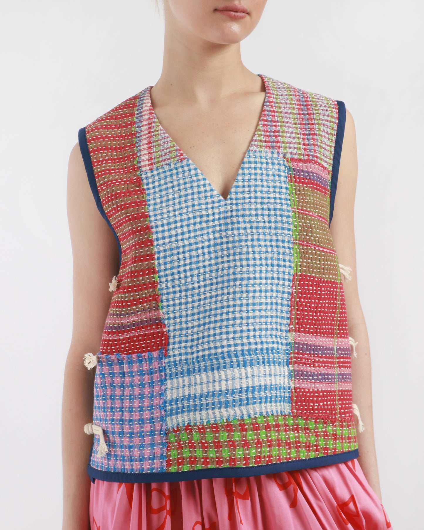 Patch Stitch Vest Top