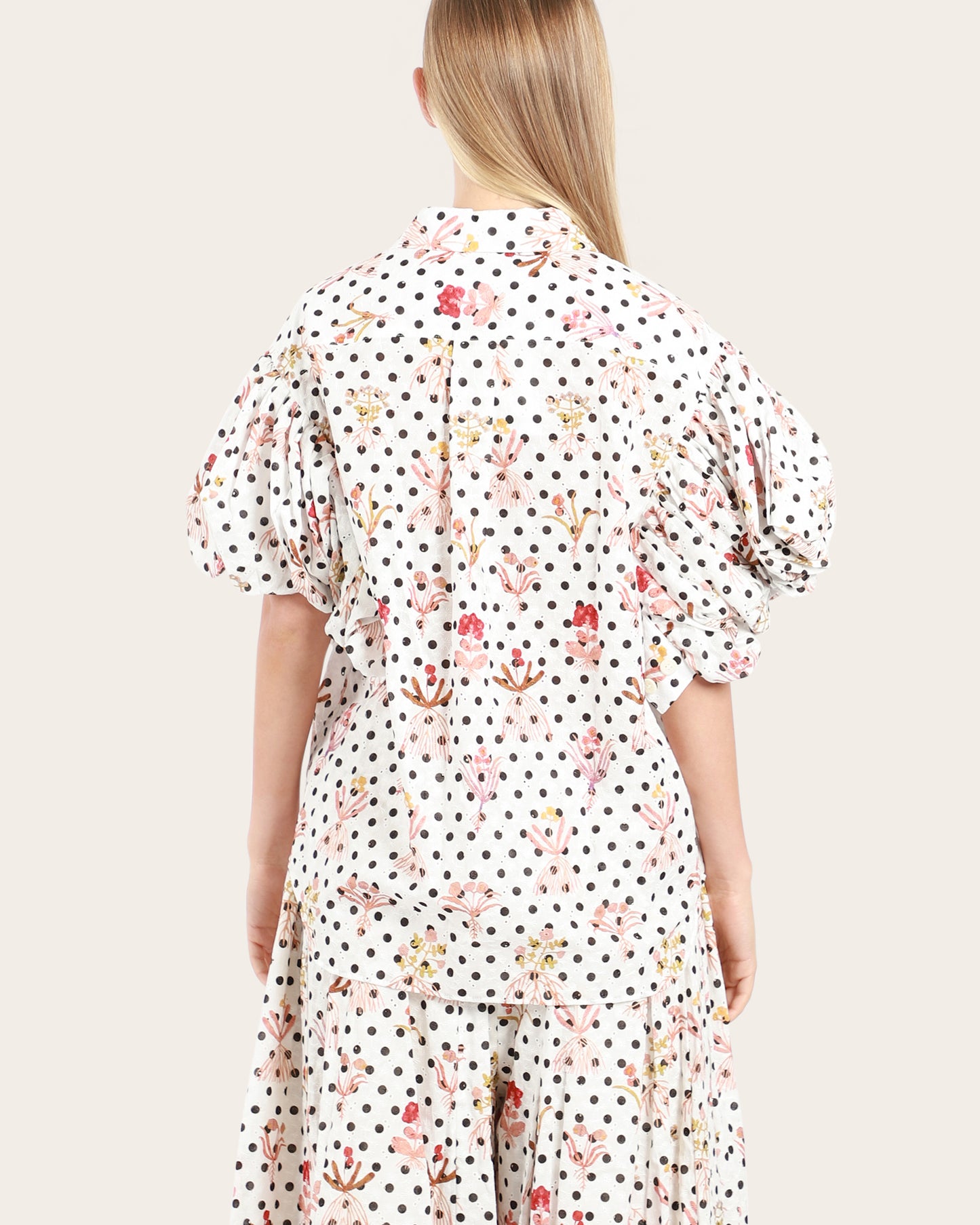 Polka Print Blouse
