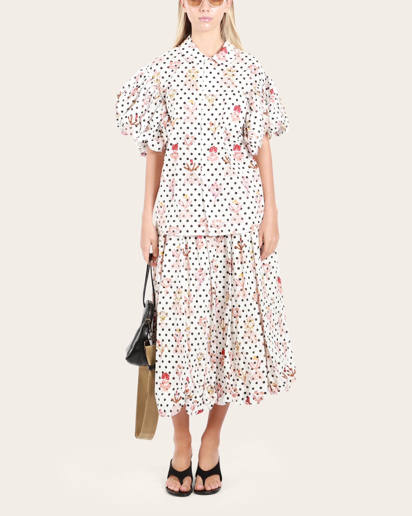Polka Print Blouse
